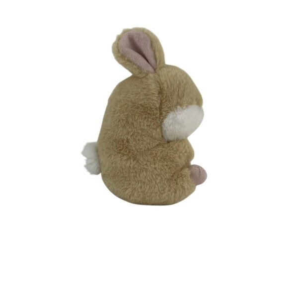 Aurora Springtime Rolly Pets Bonnie the Bunny Rabbit 8" Plush Easter Cream White - Picture 2 of 7